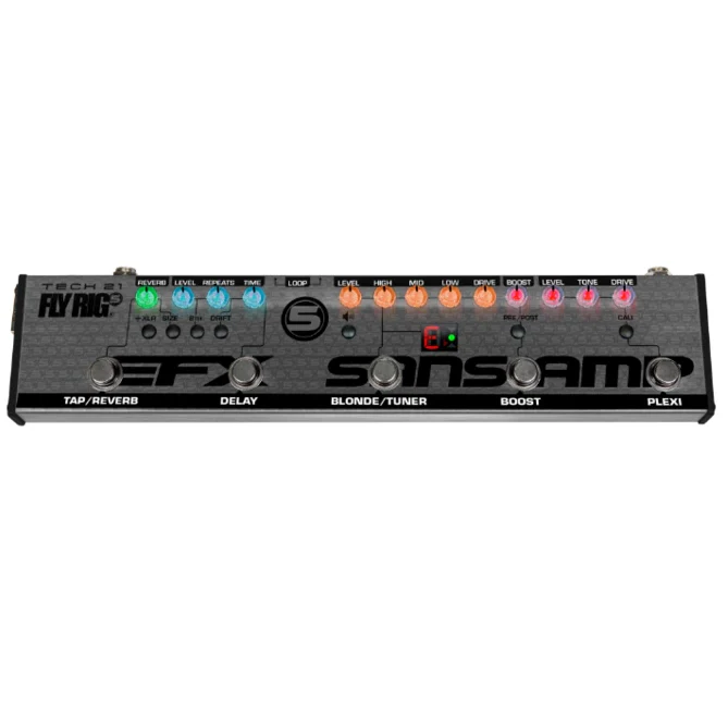 Tech21 FL5-V2 Fly Rig 5 v2 - SanAmp, Reverb, Delay, Distortion, and Boost