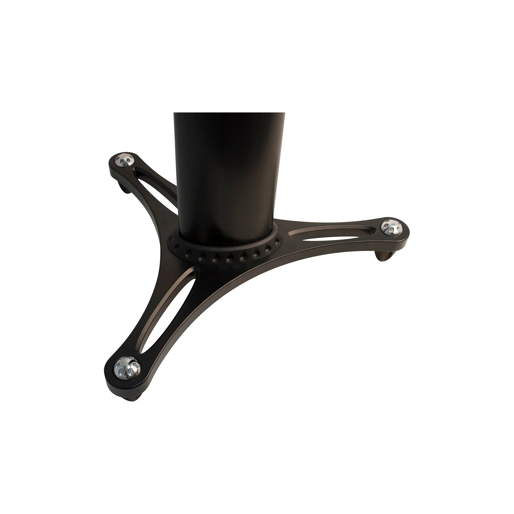 Ultimate Support MS-90-45B Pro Column Studio Monitor Stands w/ Cable Channels, Pair, Black - Image 5