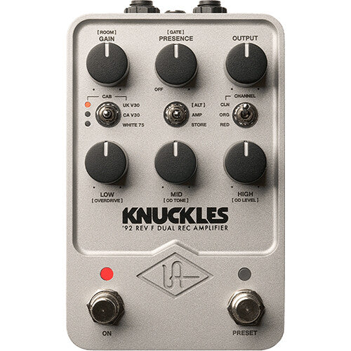 Universal Audio GPM-KNUC Knuckles '92 Rev F Dual Rec Amplifier Modeling Pedal