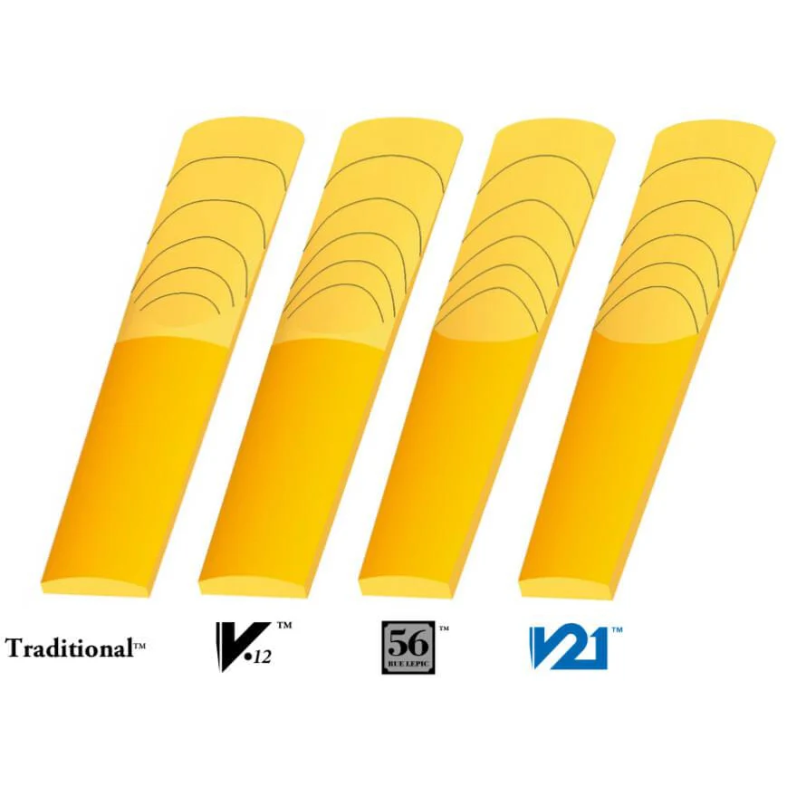 Vandoren CR1235 Traditional Bb Bass Clarinet Reeds - Strength 3.5 (Box of 5) - Image 3
