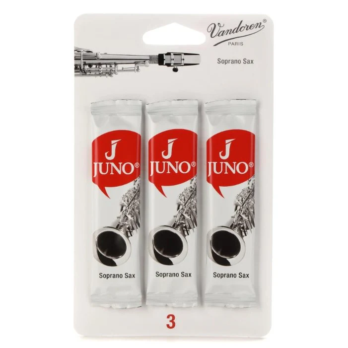 Vandoren Juno JSR513/3 Soprano Sax Reeds #3 - 3 pack