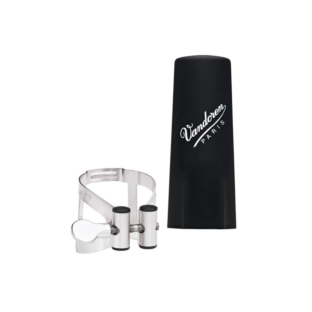 Vandoren LC54PP M|O Series Bass Clarinet Ligature and plastic cap Pewter