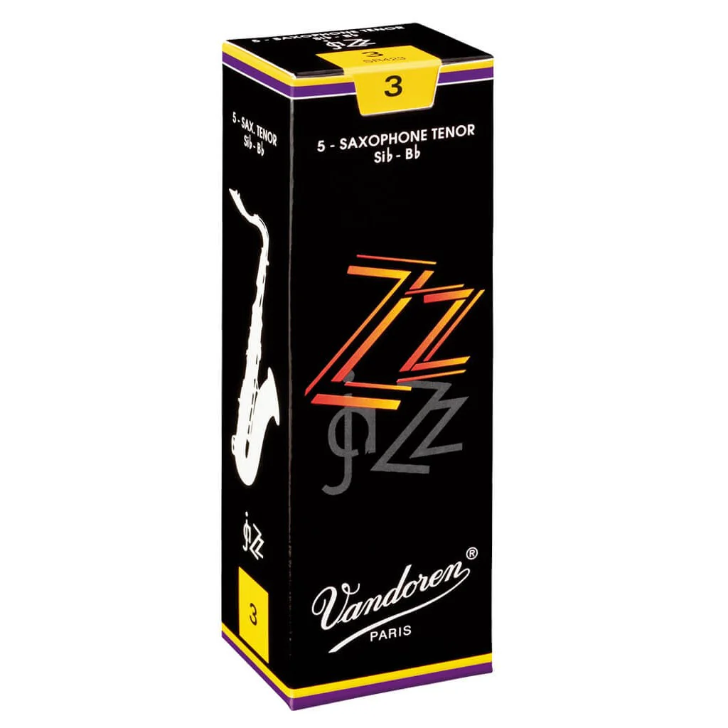 Vandoren SR423 ZZ Tenor Sax Reeds - Strength 3 (Box of 5)