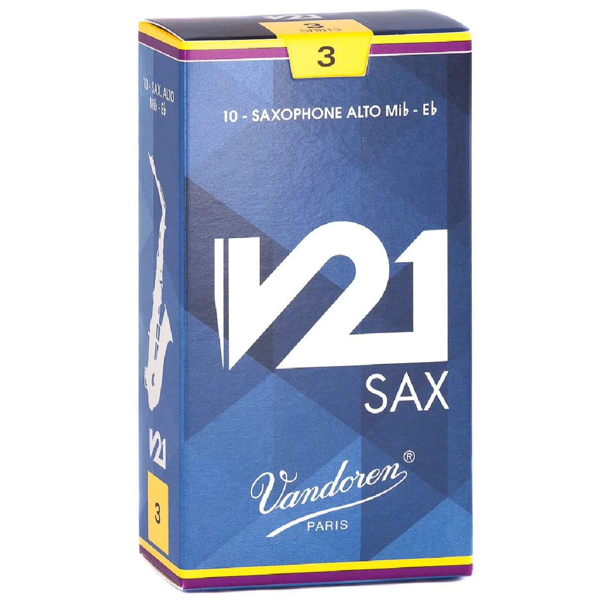 Vandoren SR813 3; Alto Saxphone reeds; 10/box; Vandoren V21