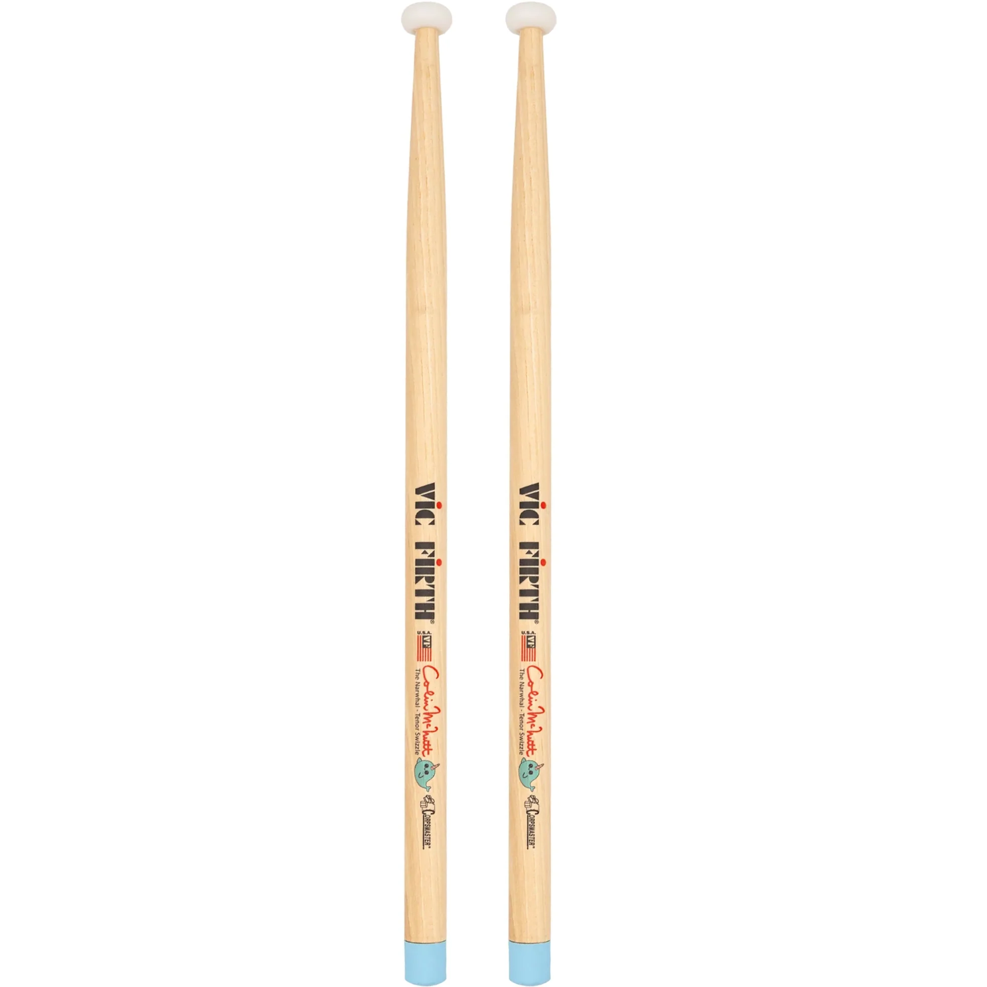 Vic Firth SCMTS Colin McNutt Narwhal, Tenor Swizzle