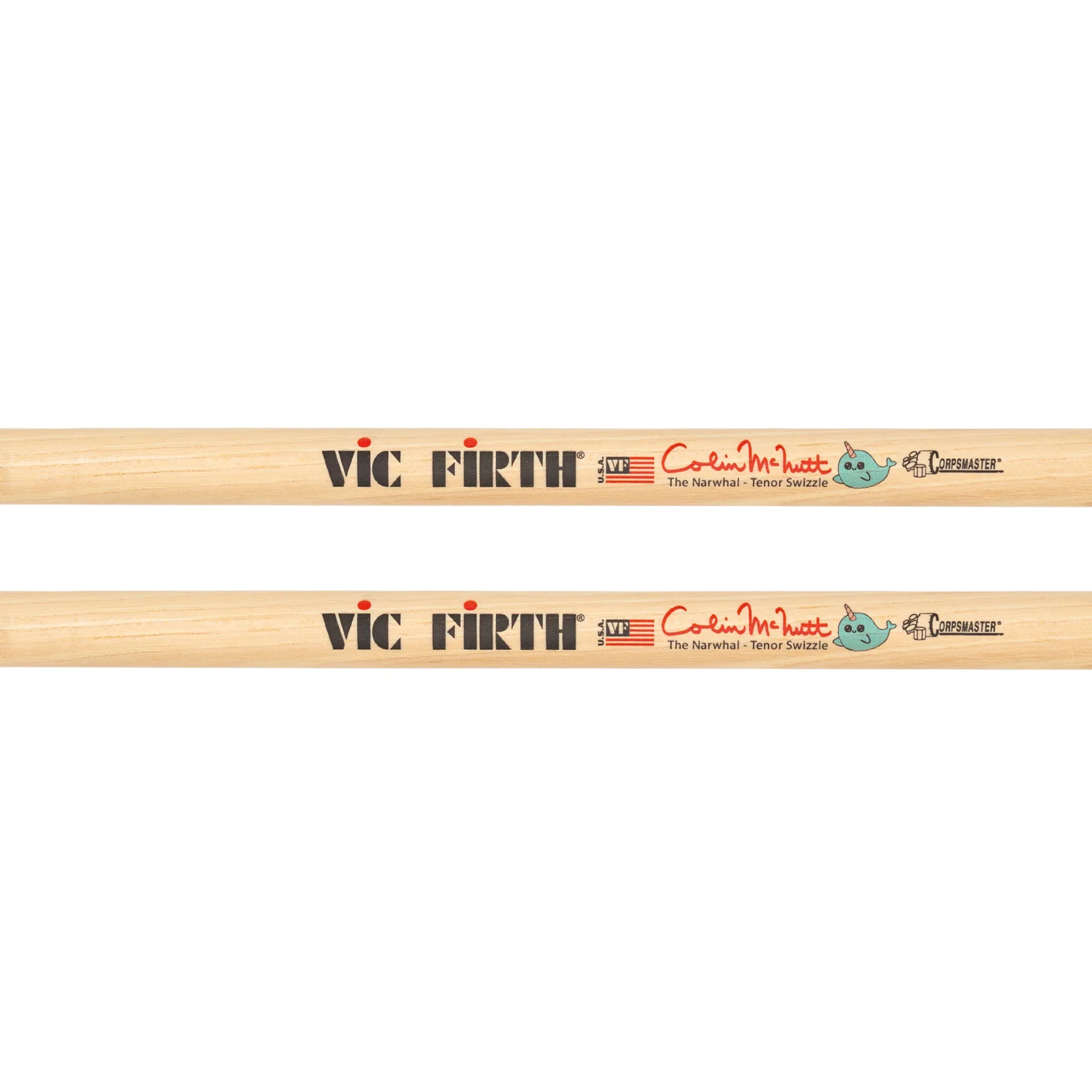 Vic Firth SCMTS Colin McNutt Narwhal, Tenor Swizzle - Image 2