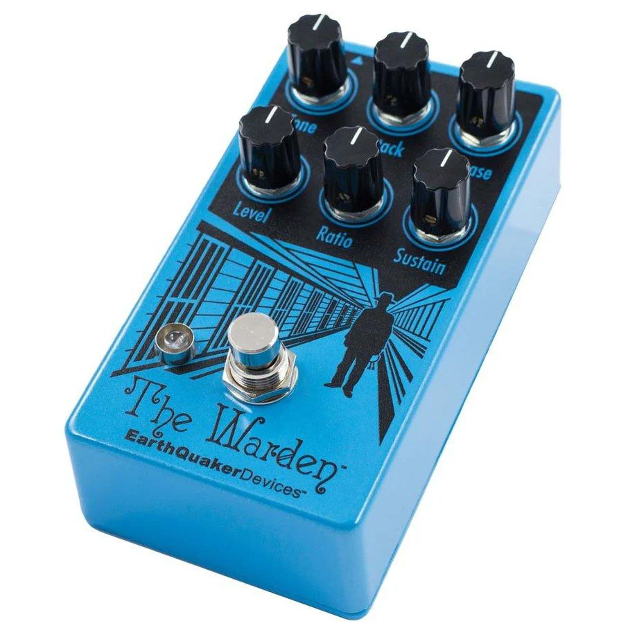 EarthQuaker WARDEN Optical Compressor v2 Effects Pedal - Image 3