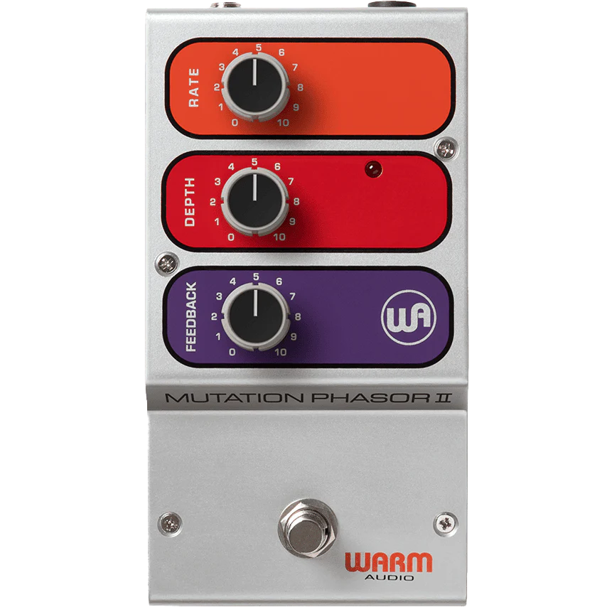 Warm Audio MUTATION-PHASOR-II Electro-Optical Phase-Shifting Pedal w/ Feedback Circuit