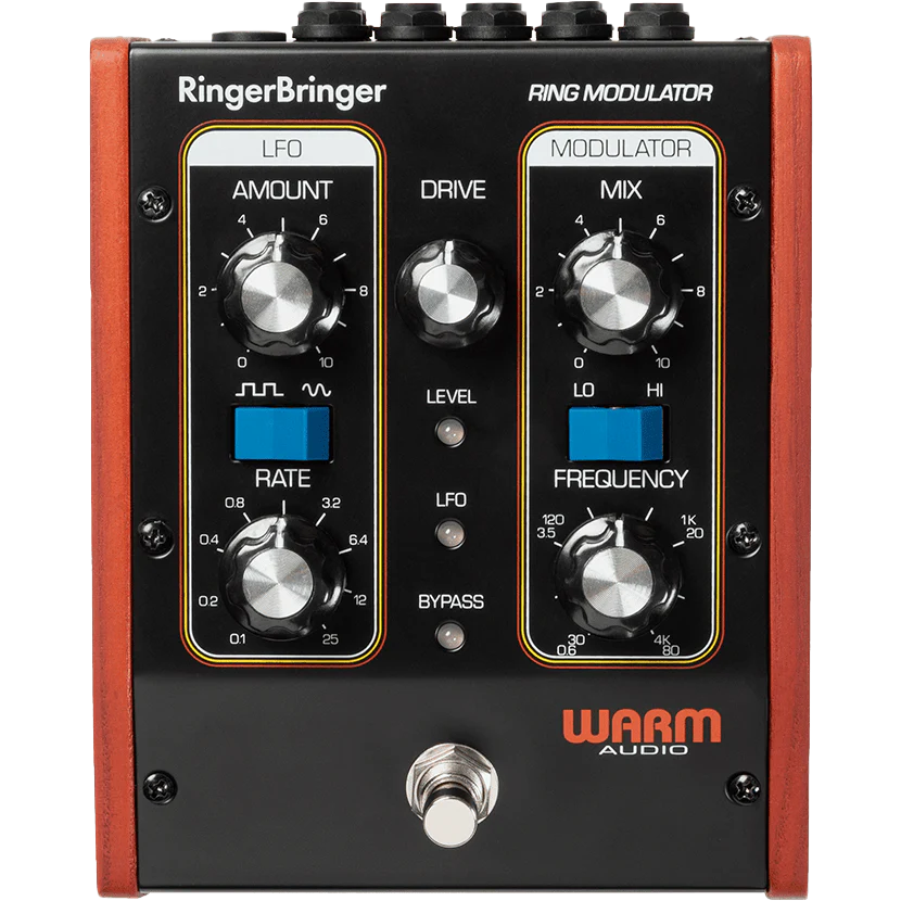 Warm Audio RINGERBRINGER 100% Analog Ring Modulation Pedal With LFO, MOD, FREQ & RATE Controls