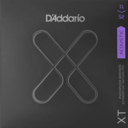 D'Addario XTAPB1152 XT Phosphor Bronze Custom Light 11-52