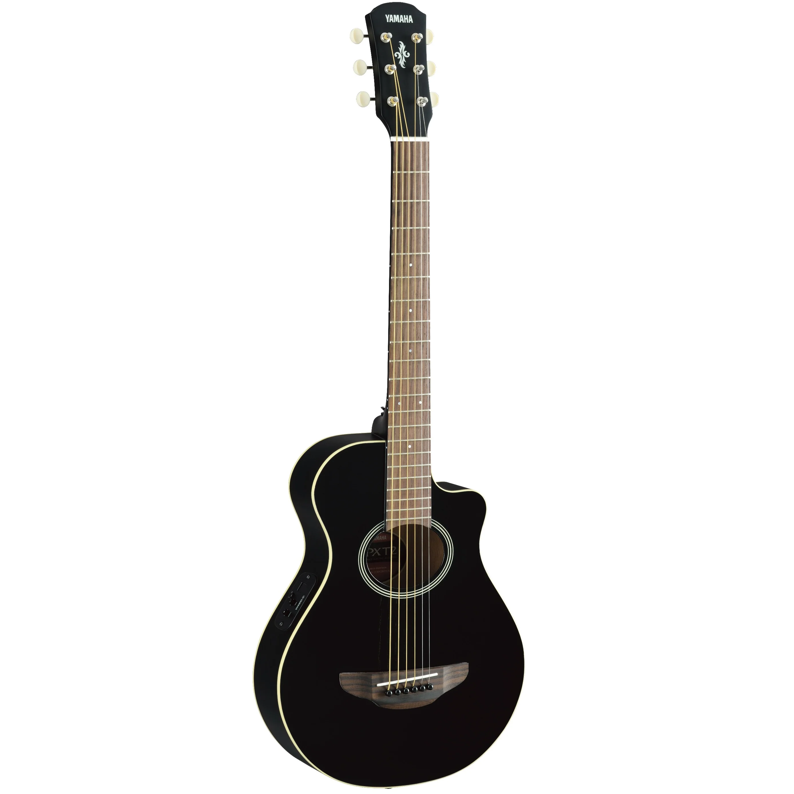Yamaha APXT2-BL 3/4 Size Acoustic-Electric Guitar, Black