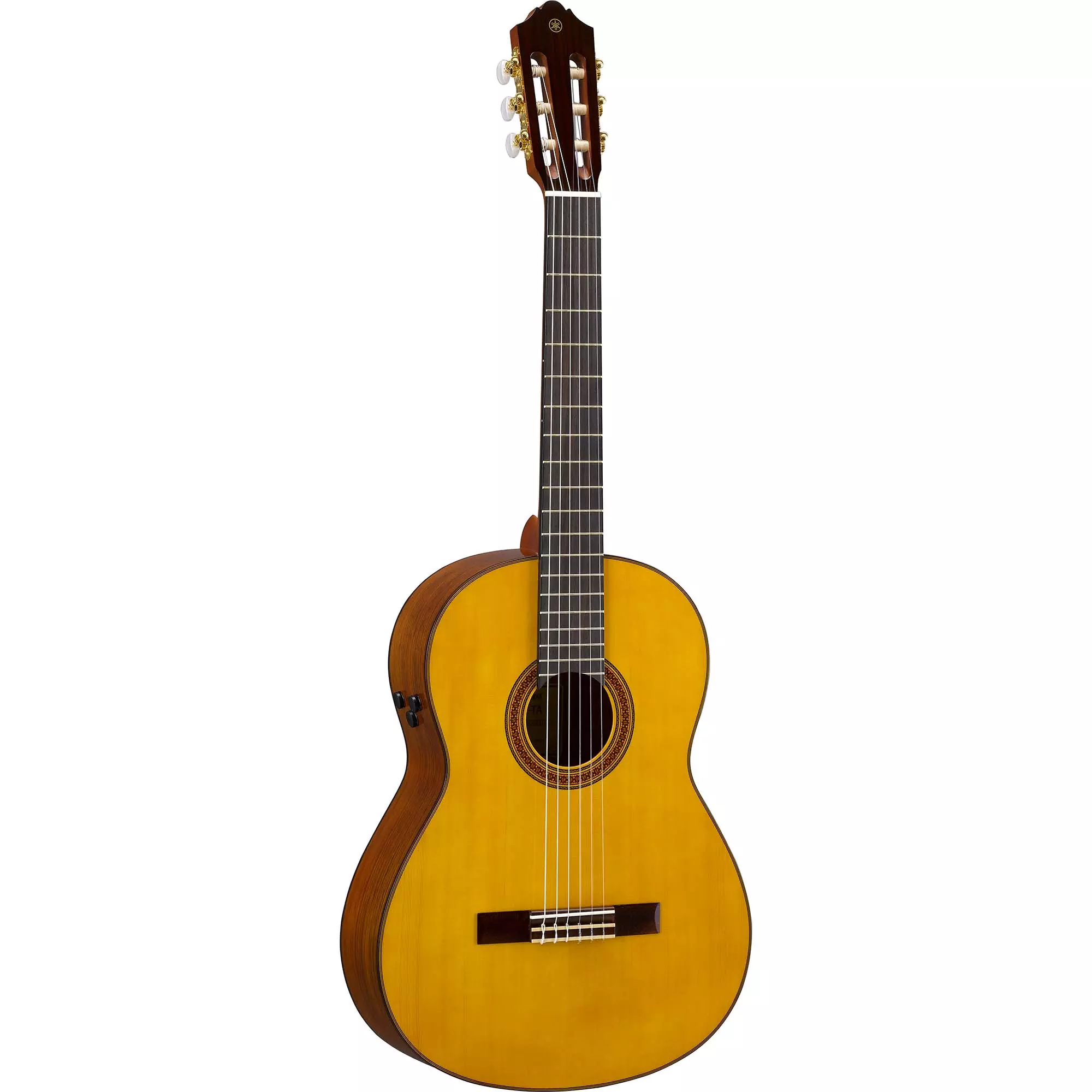 Yamaha CG-TA TransAcoustic Nylon Classical Guitar, Solid Spruce Top, Ovangkol b/s, RW Fingerboard, Natural