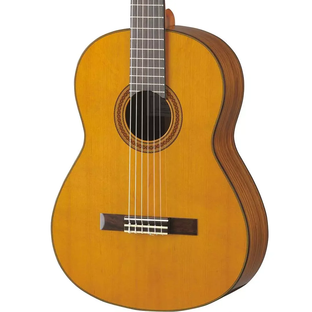 Yamaha CG162C Solid cedar top, ovankol back and sides, rosewood fingerboard; Natural - Image 2