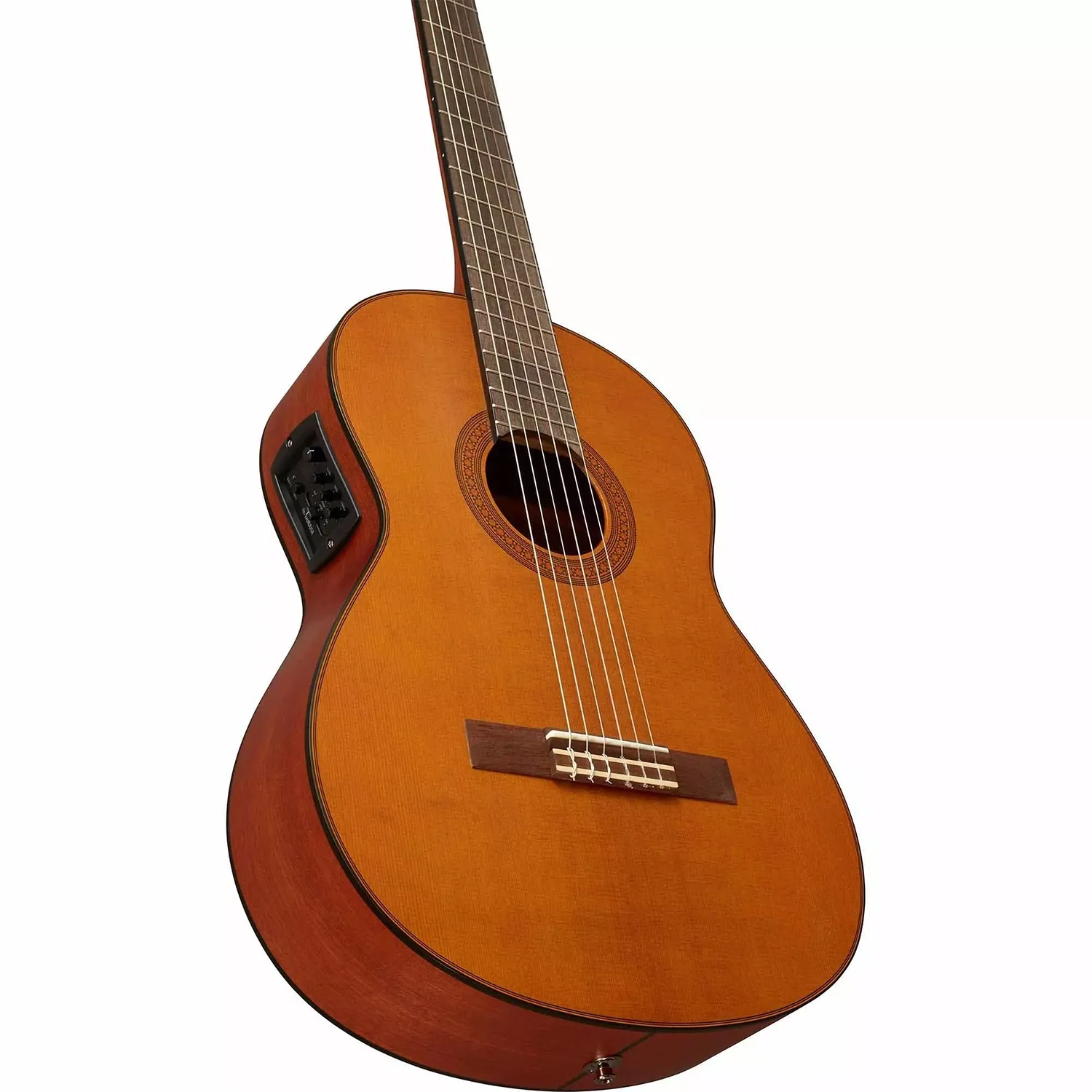 Yamaha CGX122MC-NT Classical Acoustic Guitar w/ Electronics, Solid Cedar Top, Satin - Image 4