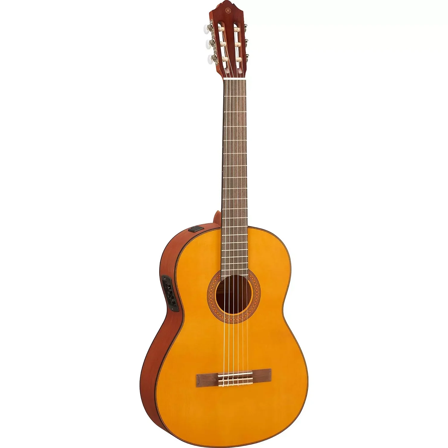 Yamaha CGX122MS-NT Classical Acoustic Guitar w/ Electronics, Solid Spruce Top, Satin