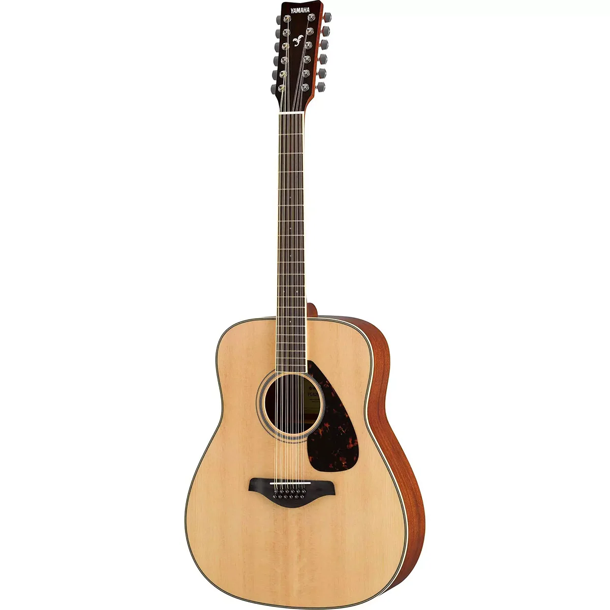 Yamaha FG820-12 Folk 12st Nat, Solid Spruce Top, Mahog B/S, RW