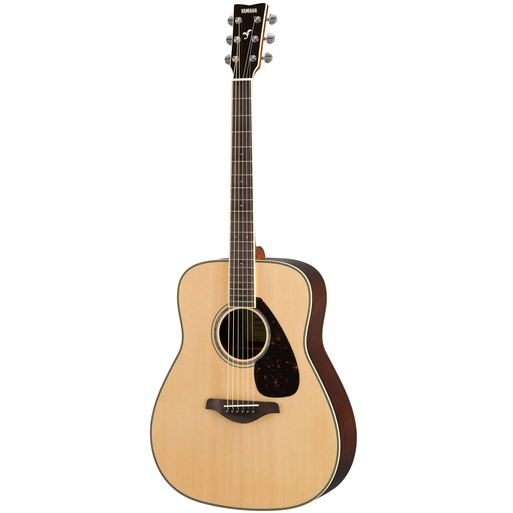 Yamaha FG830 Solid Spruce Top Acoustic Guitar Rosewood - Natural