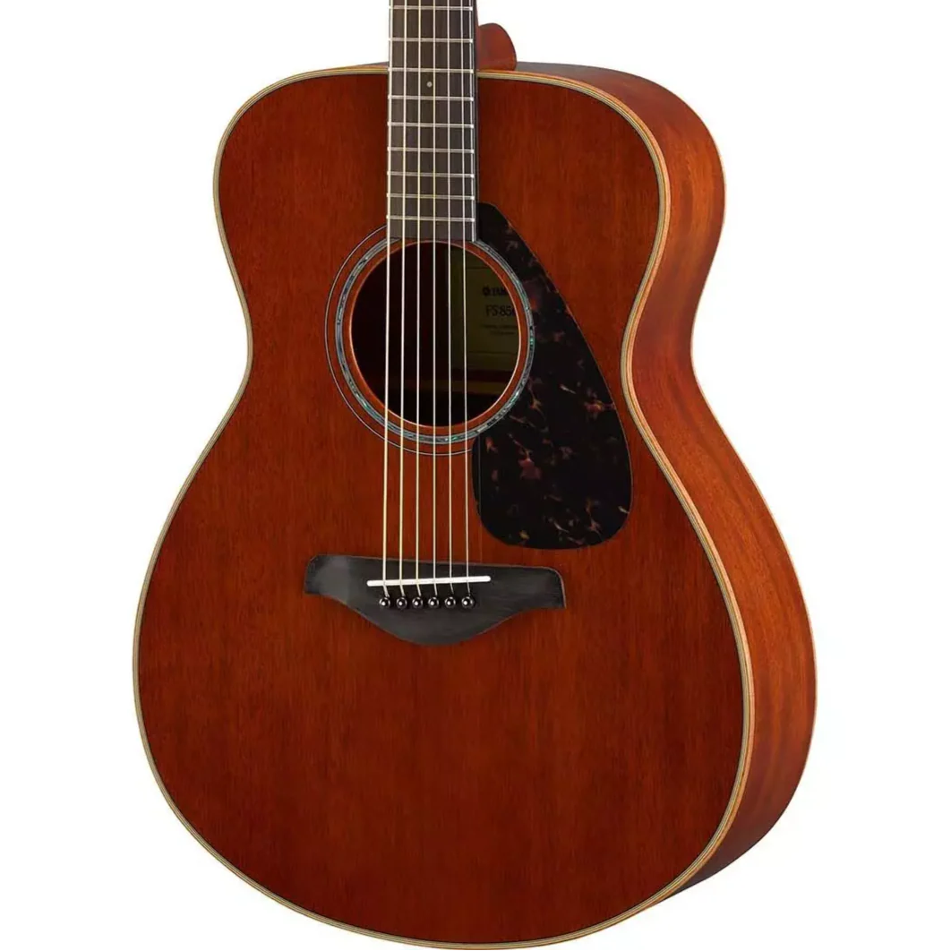 Yamaha FS850 Small Body Nat, Solid Mahog Top, Mahog B/S, RW - Image 2