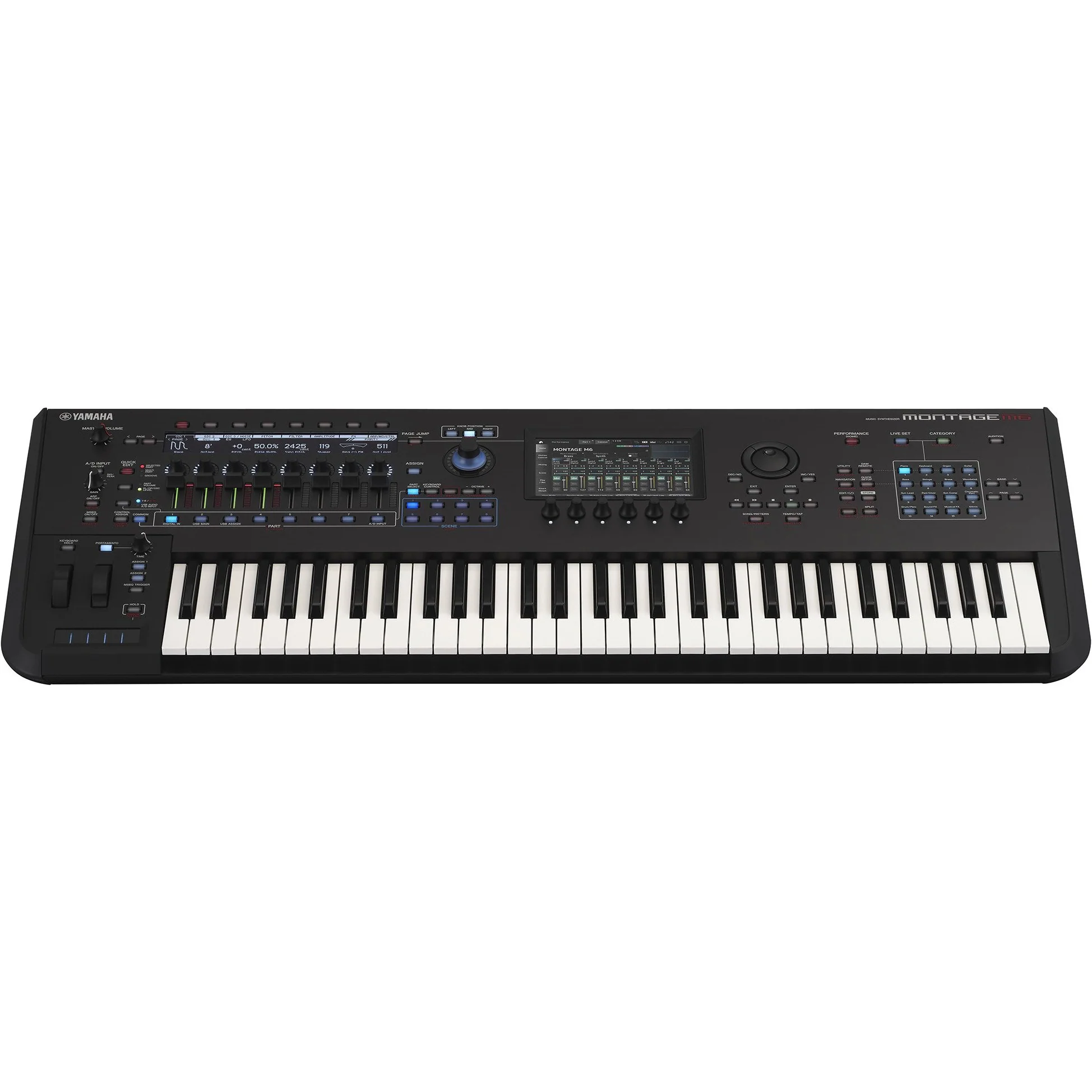 Yamaha MONTAGE-M6 61-key Flagship 2nd Gen Synthesizer Keyboard w/ FSX Action - Image 2