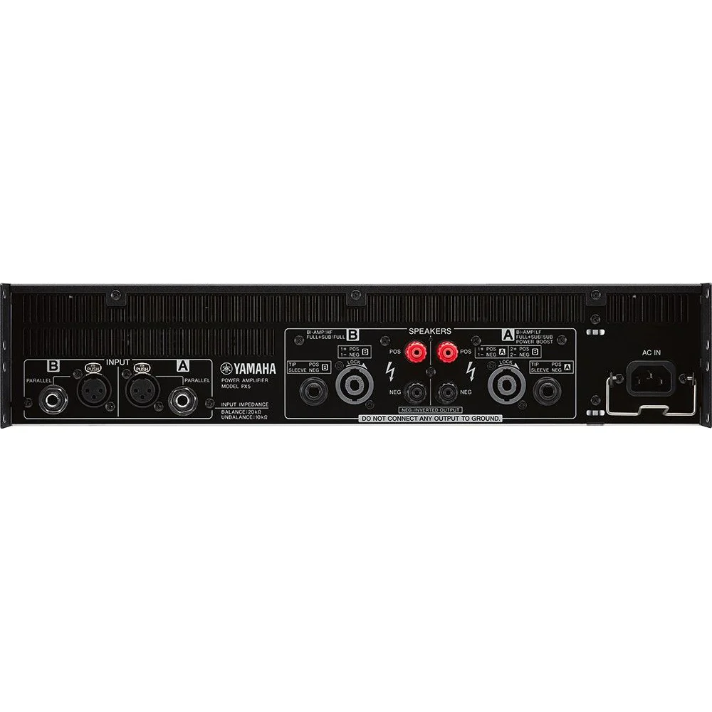 Yamaha PX5 Dual-channel Power Amp, 800 watts x 2 @ 4 Ohm, Class-D, Built in DSP, 2RU - Image 5