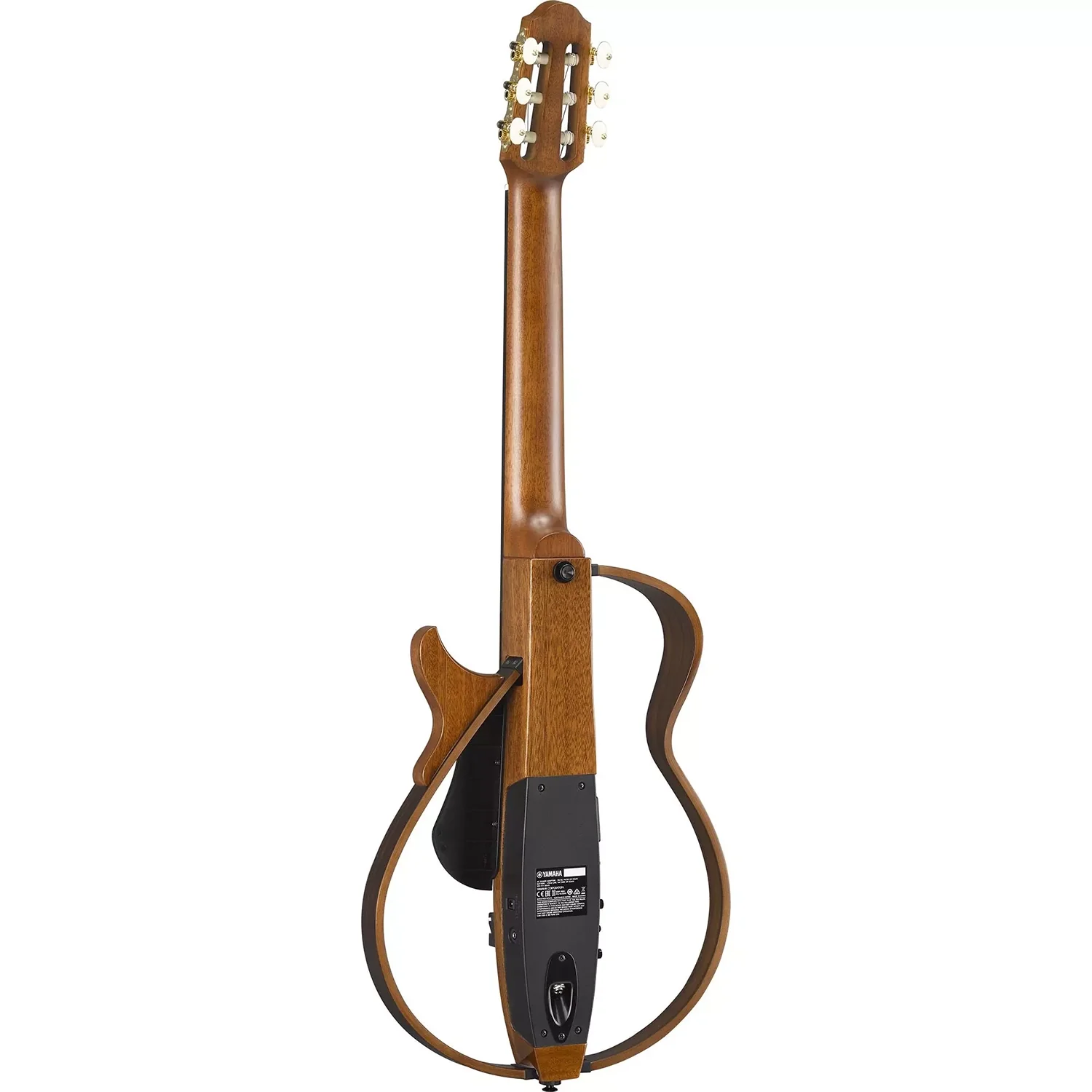 Yamaha SLG200NW Wide-Neck Nylon String Silent Guitar, Natural - Image 3
