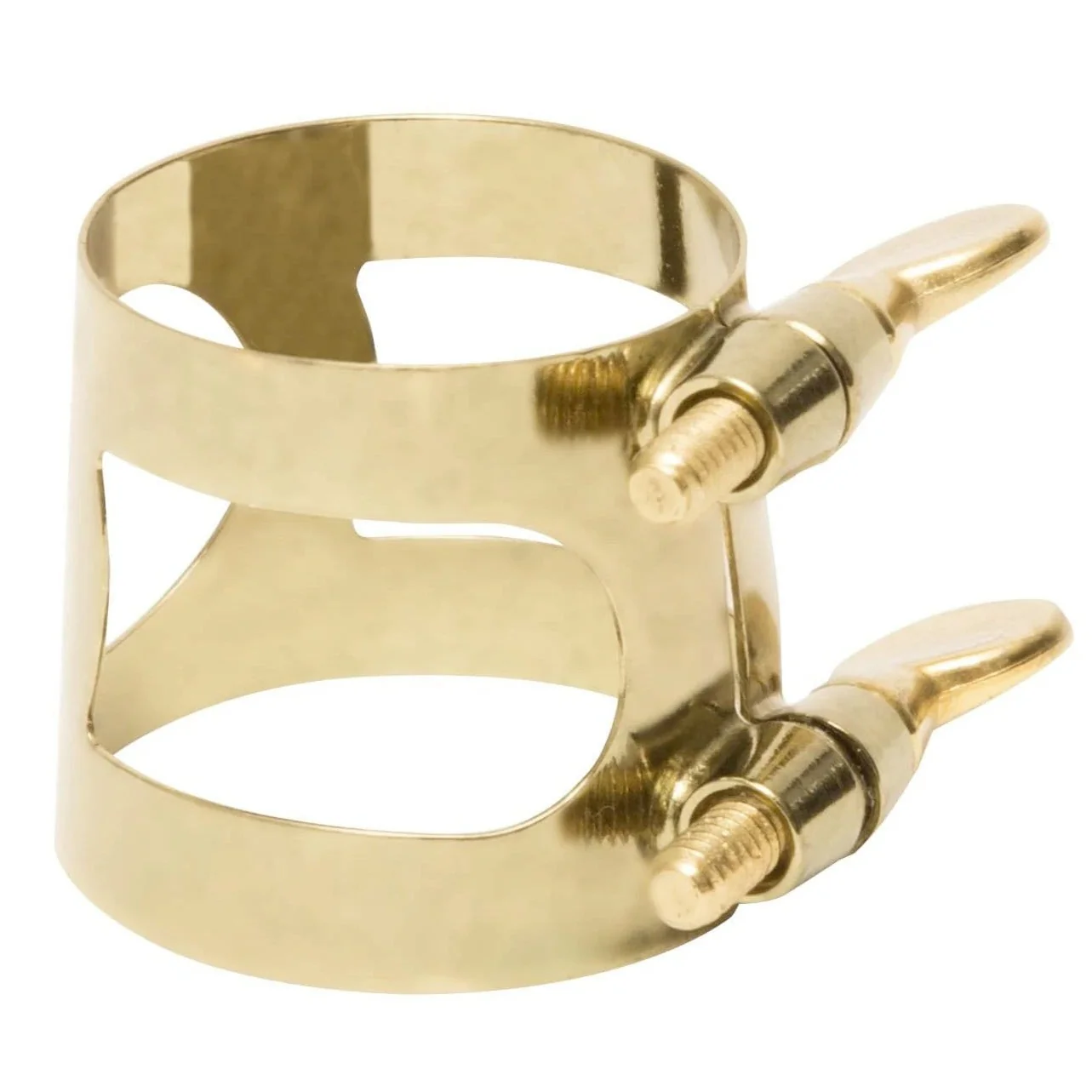 Yamaha YAC1607 Alto saxophone ligature; lacquered brass; Yamaha