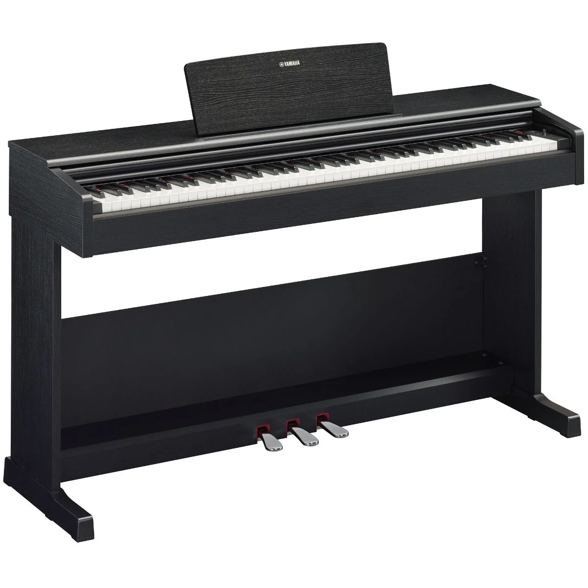 Yamaha YDP105B 88 Key Digital Piano w/ Stand, Pedal Unit, and Bench, Black - Image 3