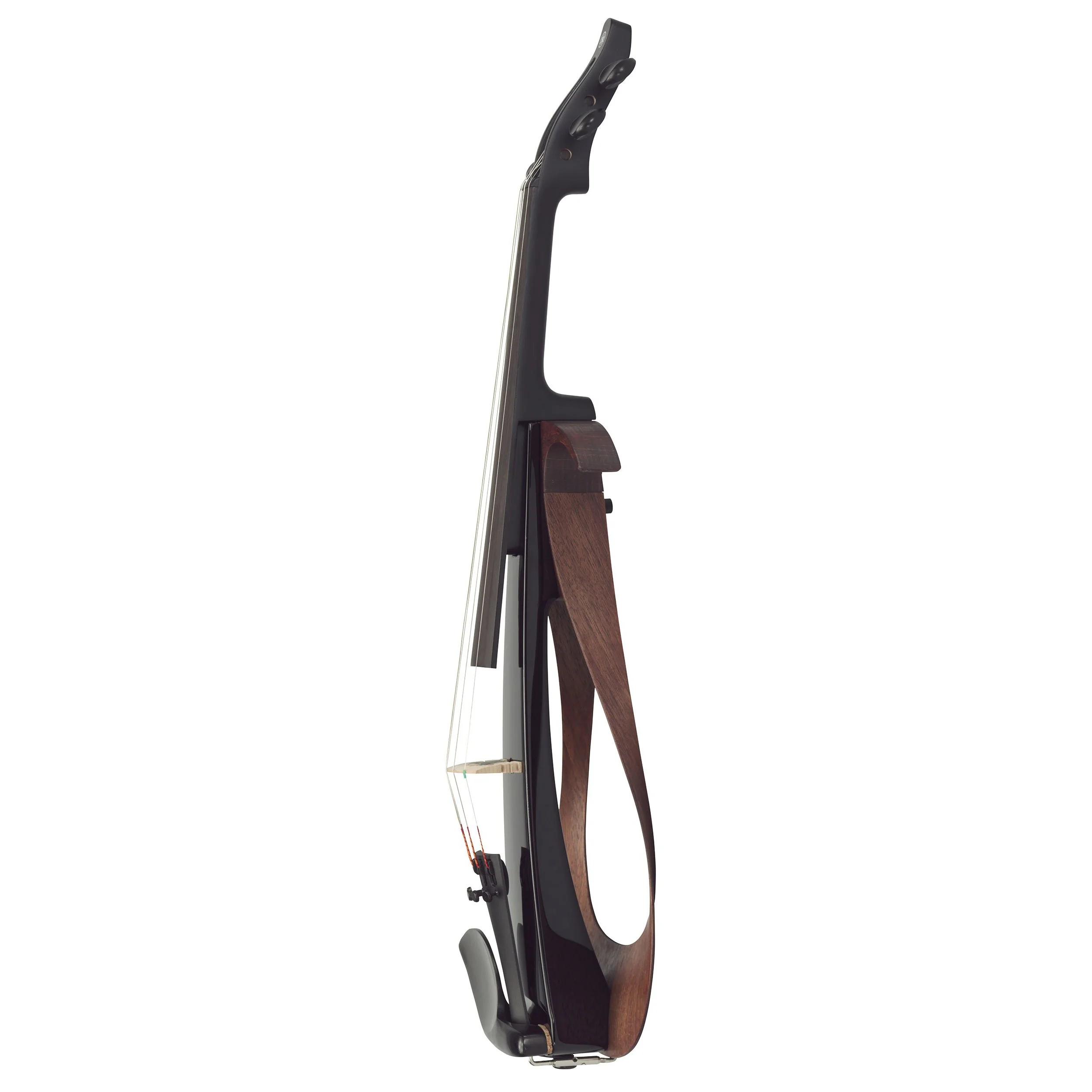 Yamaha YEV105SBL Electric 5-string Violin Outfit, Black - Image 2