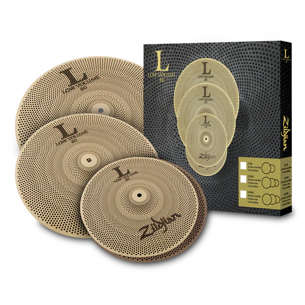 Zildjian LV468 Low Volume L80 14",  16", & 18" Cymbal Pack