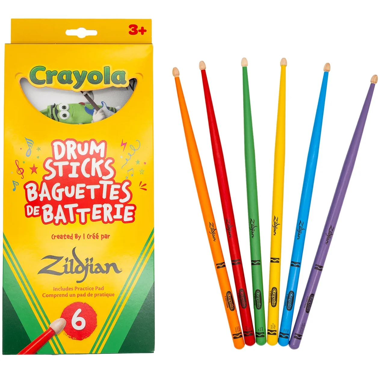 Zildjian ZKIDS Crayola Kids Drumsticks Pack - Image 2