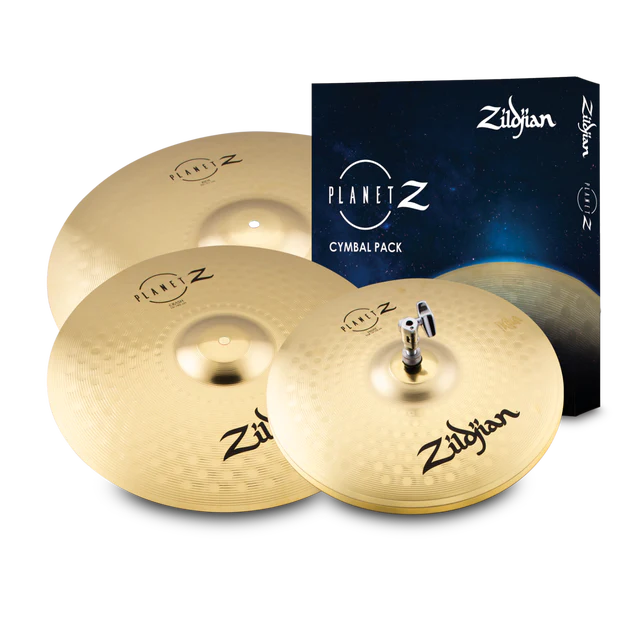 Zildjian ZP4PK Planet Z 4 Cymbal Pack  14" Hats, 16" Crash, 20" Ride