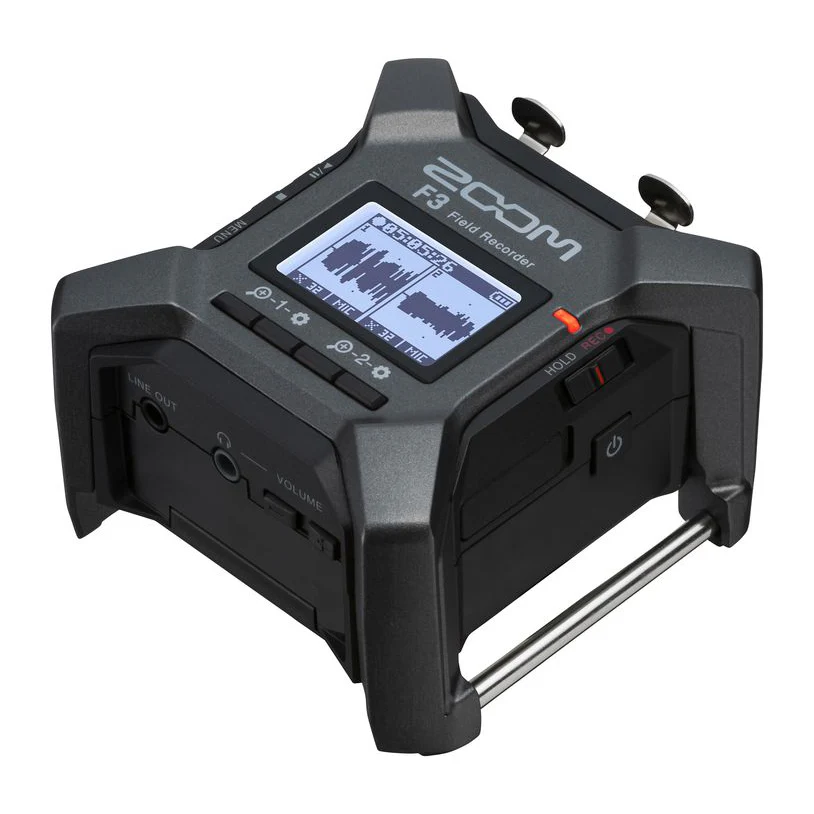 Zoom F3 Compact 2-Track 32-bit Field Recorder - Image 5