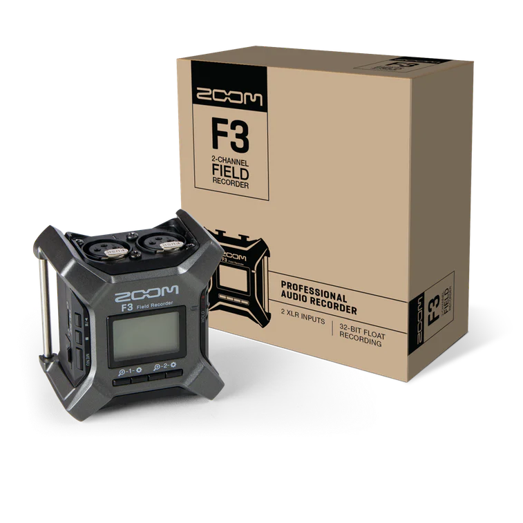 Zoom F3 Compact 2-Track 32-bit Field Recorder - Image 6