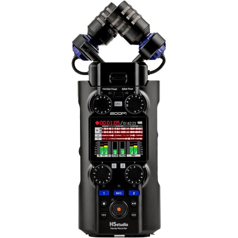 Zoom H5STUDIO H5studio Multi-Track Handy Recorder, 32-Bit Float