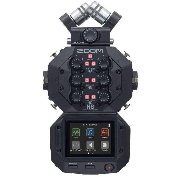 Zoom H8 H8 Multi-Track Handy Recorder, w/ Touchscreen