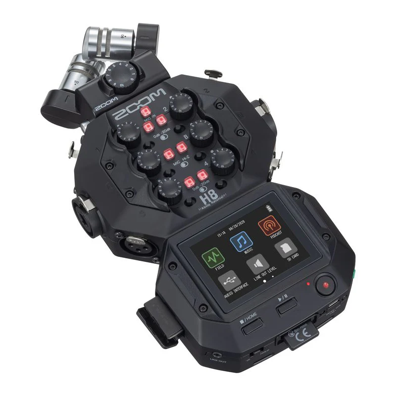 Zoom H8 H8 Multi-Track Handy Recorder, w/ Touchscreen - Image 6