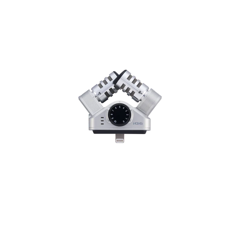 Zoom IQ6 Unidirectional X/Y Stereo Condenser Mic for IOS - Image 2