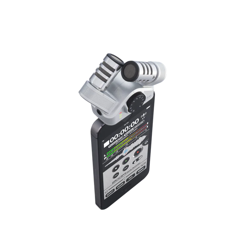 Zoom IQ6 Unidirectional X/Y Stereo Condenser Mic for IOS - Image 3
