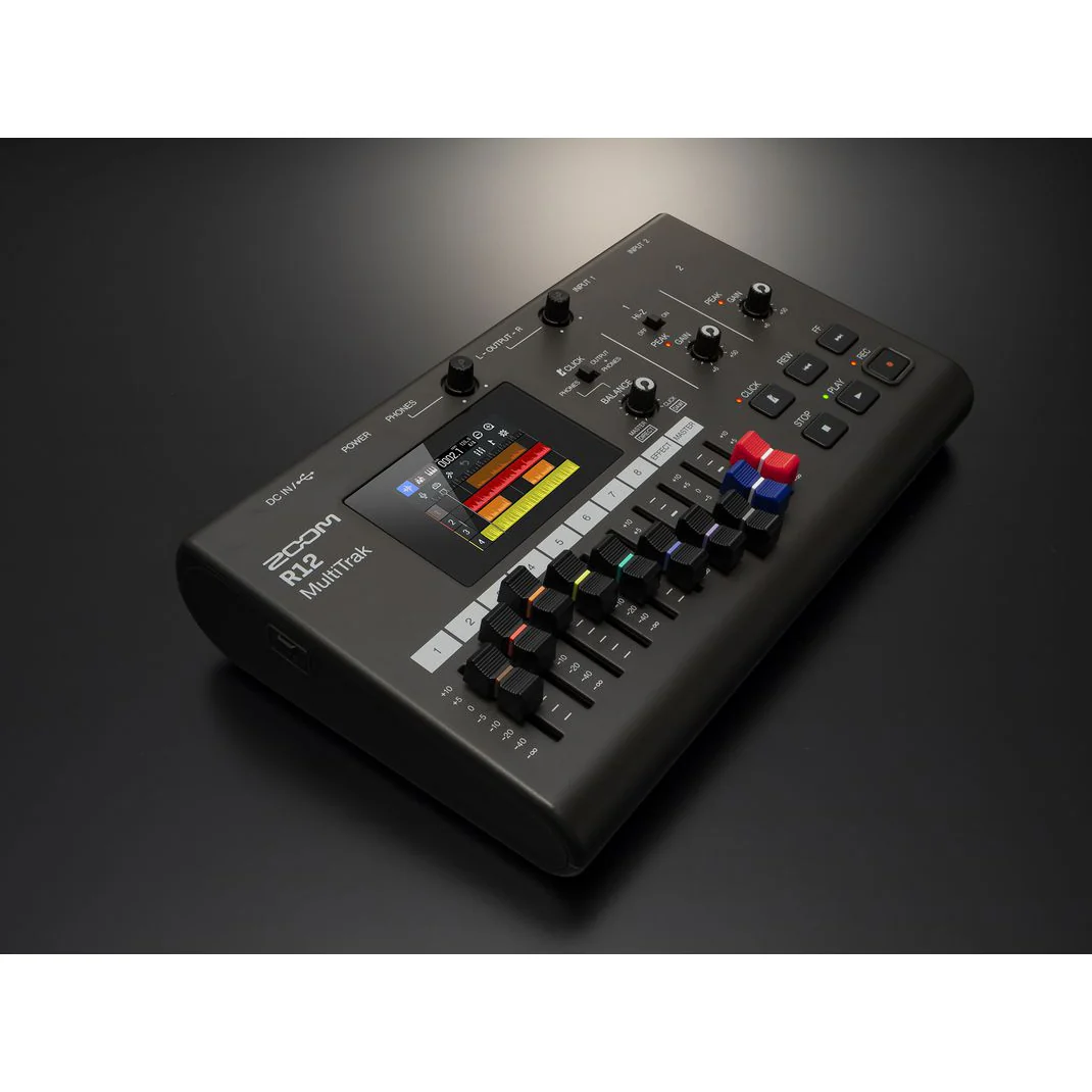 Zoom R12 8-Track, 2-Channel Recorder and Audio Interface w/ Touchscreen - Image 6